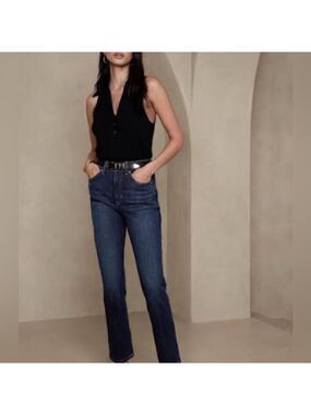 Banana Republic Slim Straight High rise